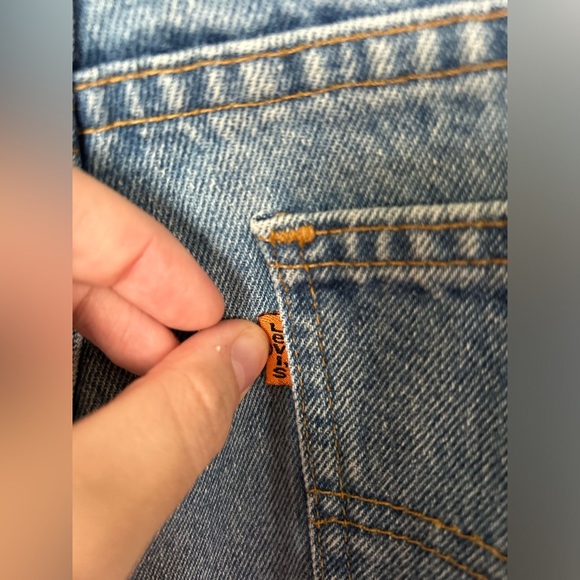 Vintage High Waisted Distressed Levi Cutoff Shorts - Picture 8 of 8